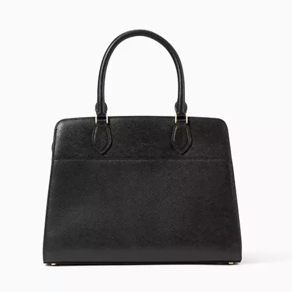 KATE SPADE Madison Saffiano Leather
(NWT
Medium Satchel BLACK COLOR - Picture 2 of 16